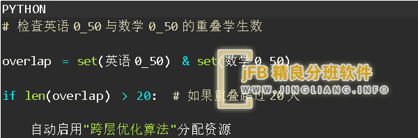 分班规则冲突自动检测机制